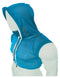 Hooded Crop Tank - Electric Blue Sports Mesh