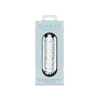 Clarity 'Seraphic Ripple' Glass Dildo