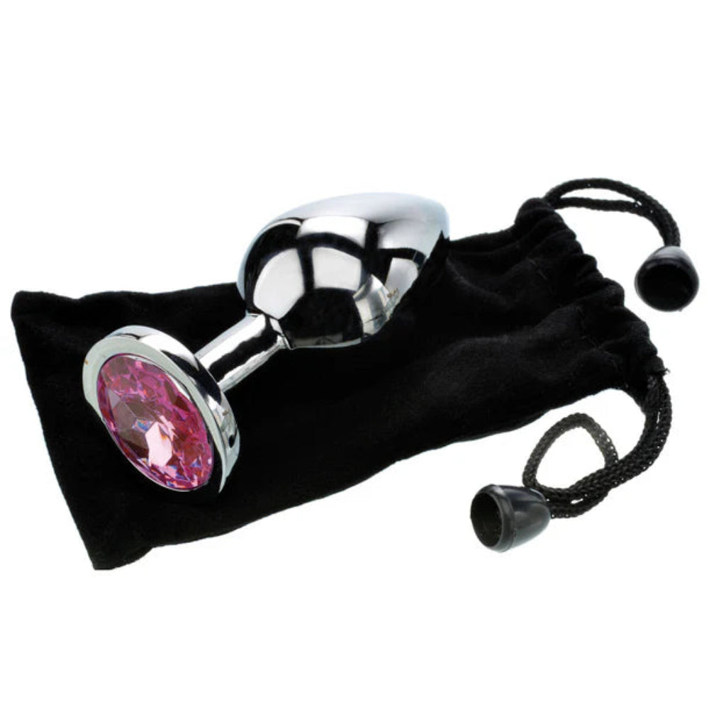 Adam & Eve 'Pink' Gem Anal Plug -Large