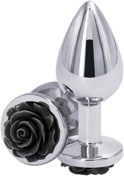 Rear Assets Rose "Medium" -Black Rose/Silver
