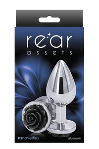 Rear Assets Rose "Medium" -Black Rose/Silver
