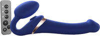 Strap-On-Me Multi Orgasm Bendable Strap-On Blue M