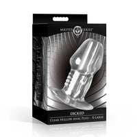 MS Dicked Clear Hollow Anal Plug - X-Large