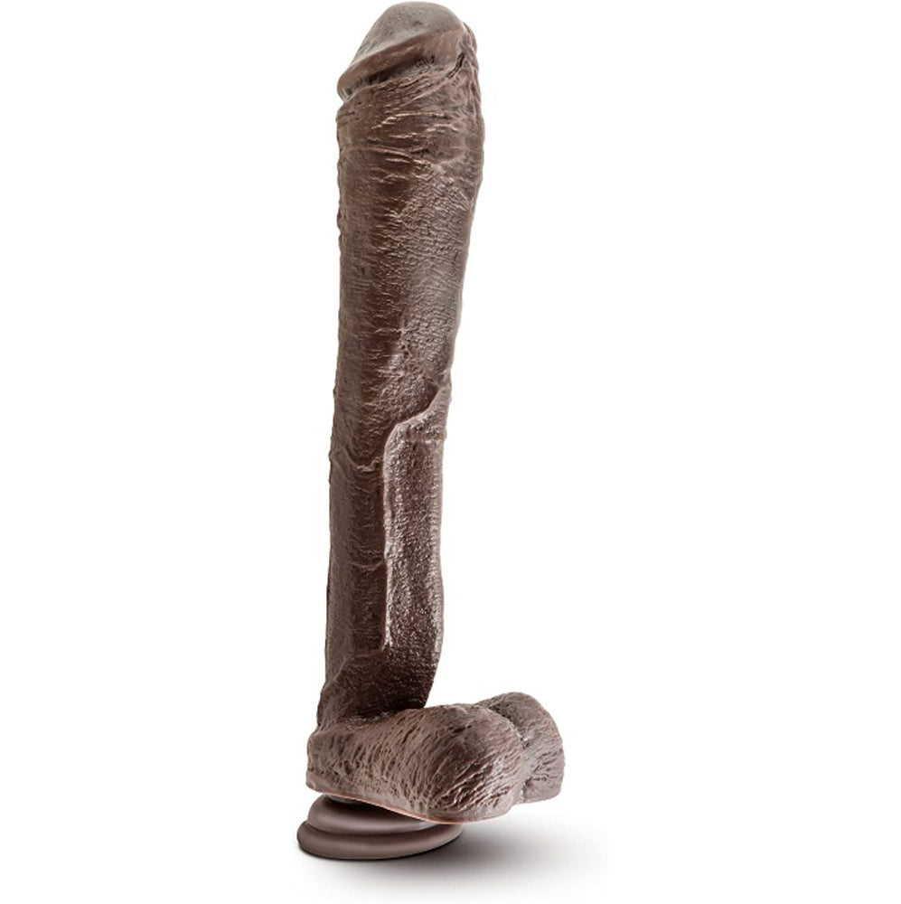 Dr. Skin 'Mr. Ed' 13 Inch Extra Long Dildo -Chocolate