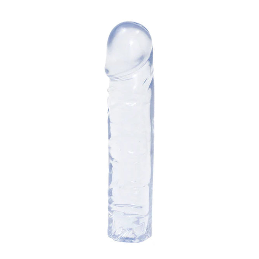 Crystal Jellies 8 Inch Classic Dong -Blue