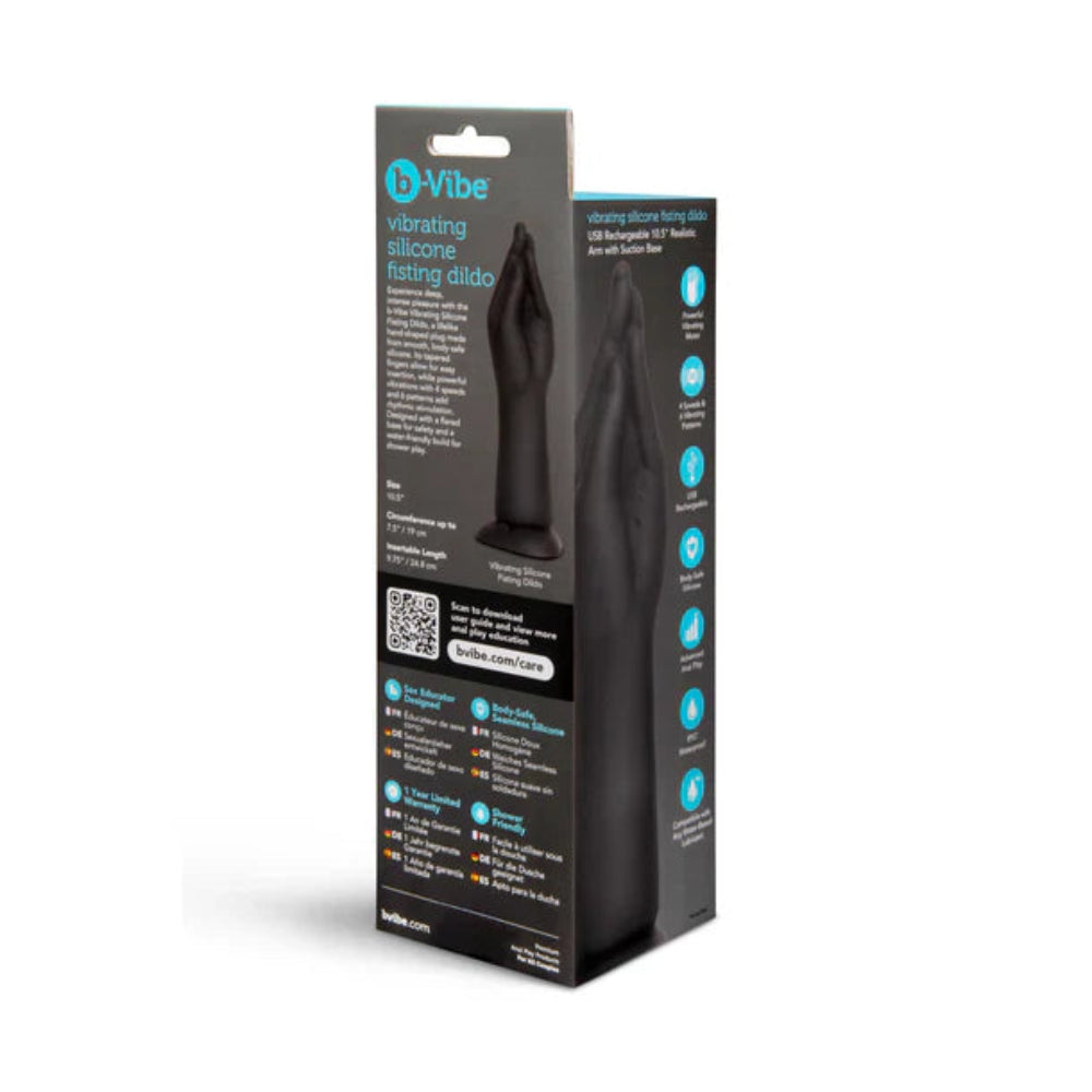 b Vibe Vibrating Silicone Fisting Dildo