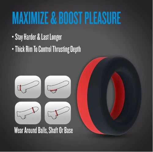 Performance Plus 'Takeoff' C/Ring -Red Black