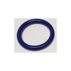 Spartacus 1.5" Seamless Steel Cock Ring -Blue