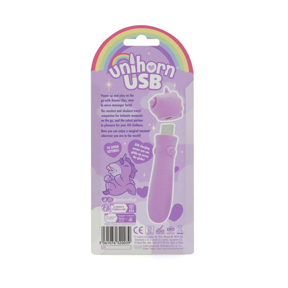 Unicorn USB "Karma Lilac" Bullet Vibe