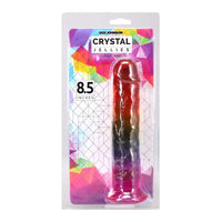 Crystal Jellies 8.5 Inch Dildo -Rainbow
