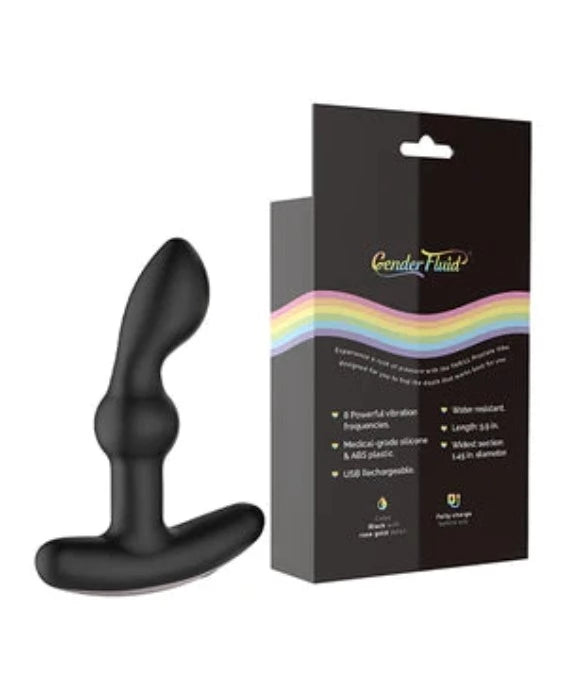 Gender Fluid "Thrill" Prostate Vibe -Black