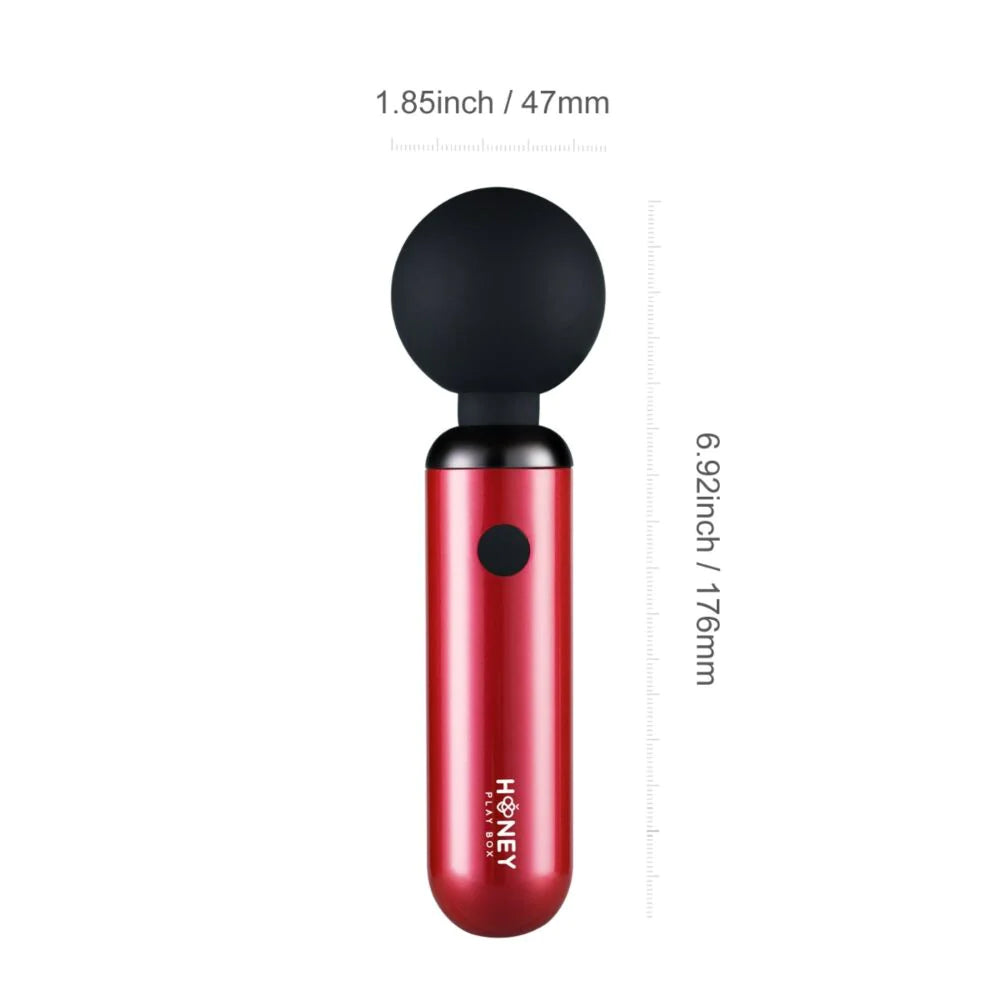 Honey" Pomi" Wand – Clit Tease Vibrating Wand
