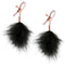 Bound ''F1'' Feather Nipple Clamps -Black