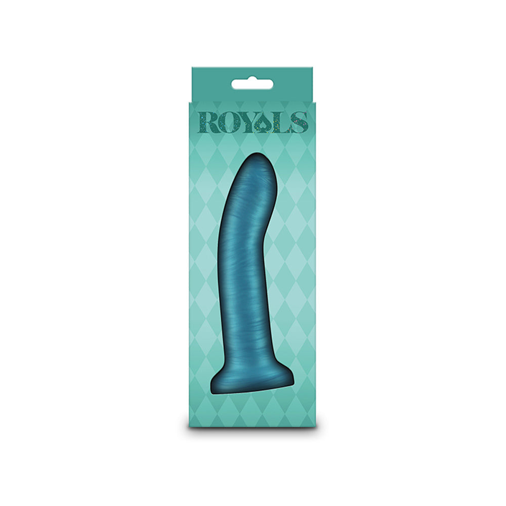 Royals - 6" Charlie Dildo - Metallic Teal