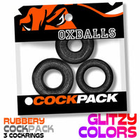 Oxballs Cockpack 3-Pack -Black Mica