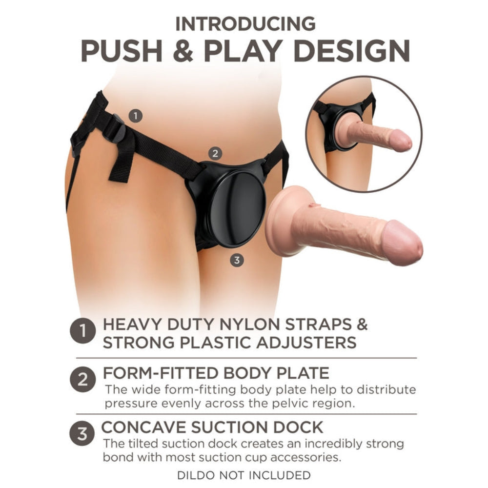 King Cock Elite 'Beginner’s' Body Dock Strap-On Harness