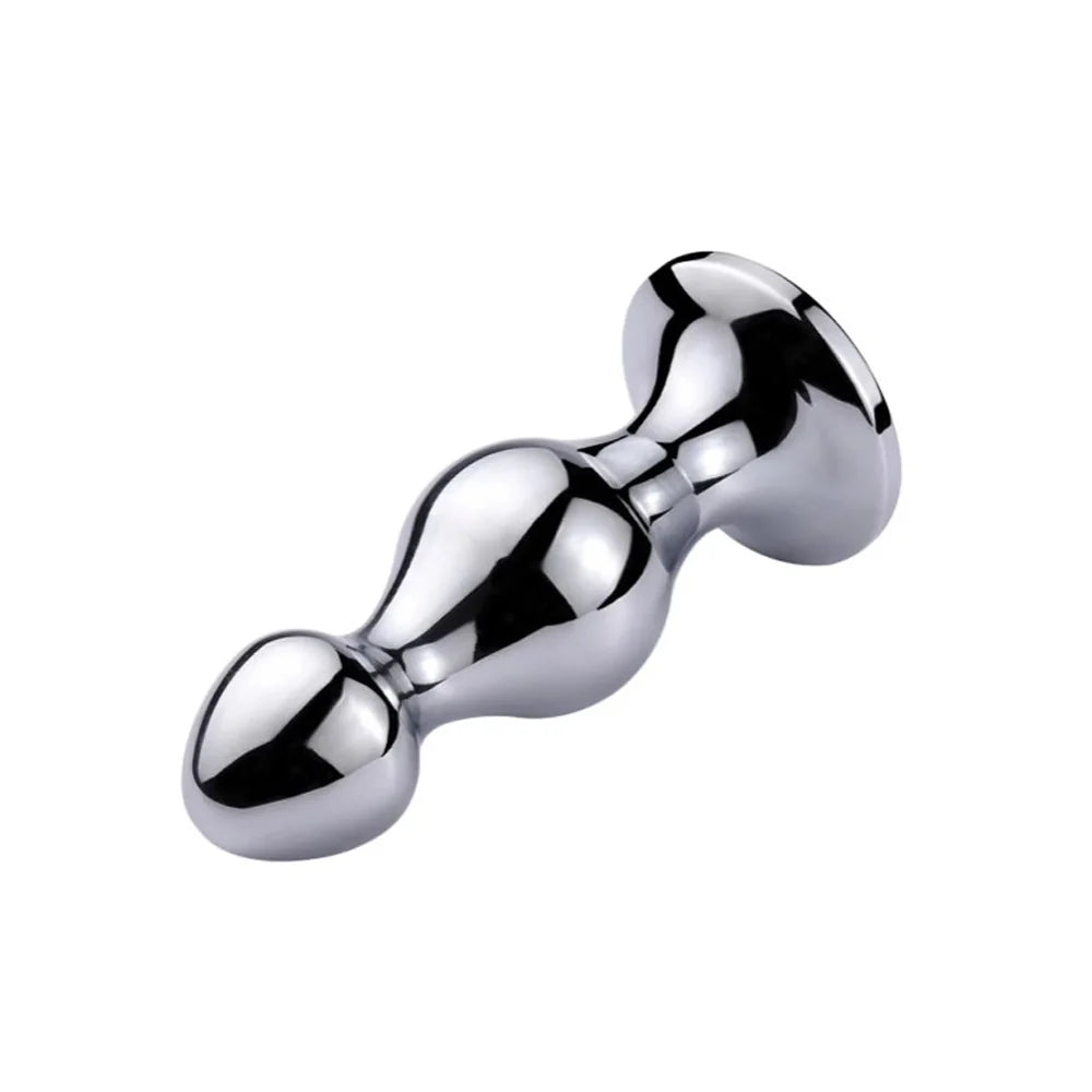 PE Extreme Anal Double Bead w/ Onyx jewel