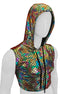 Mermaid Hooded Crop Tank - Multi