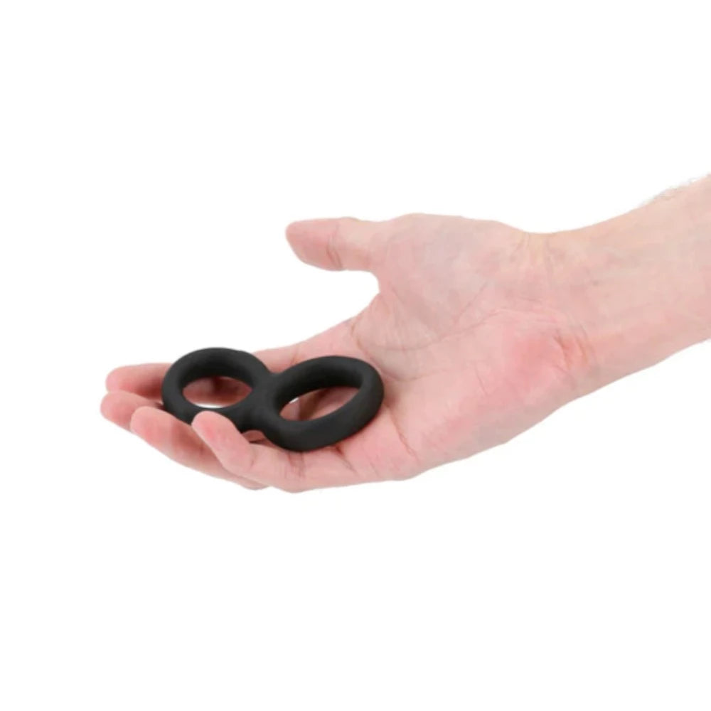 Renegade "Twofold" Cock & Ball Ring -Black