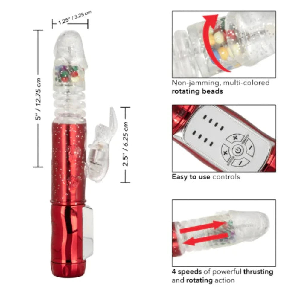 Naughty Bits 'Cumball Machine' Thruster Rabbit Vibe