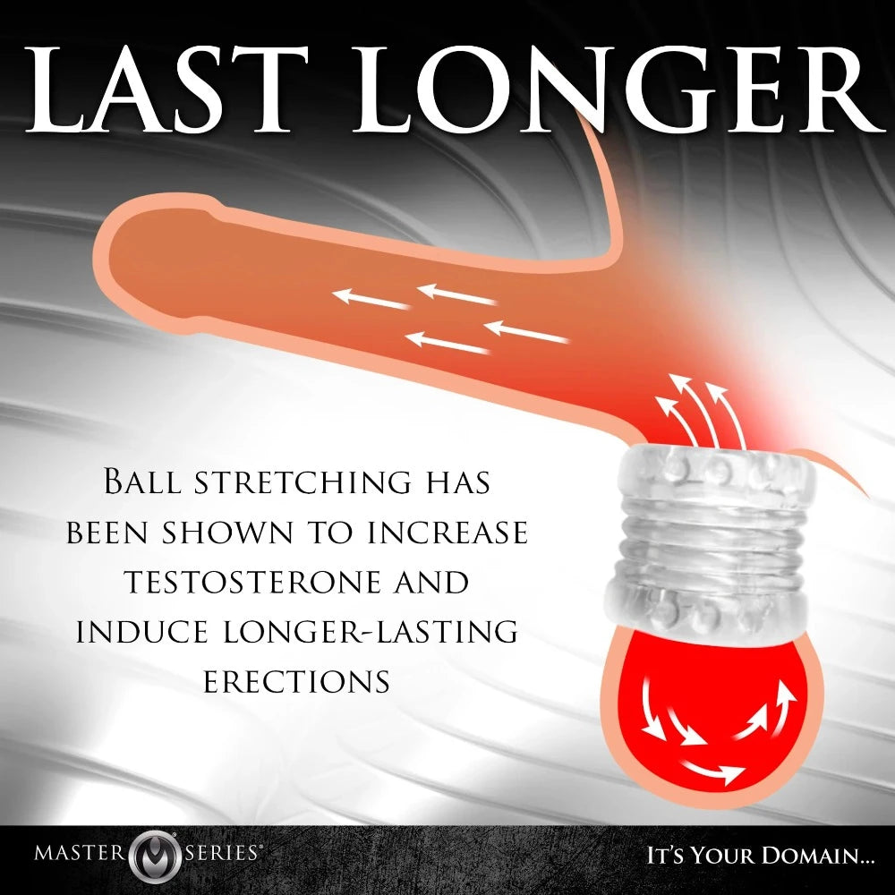 MS "Ball Stack" Ball Stretcher -Clear