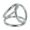 MS ''Triad'' Triple Cock Ring -Large 2inch