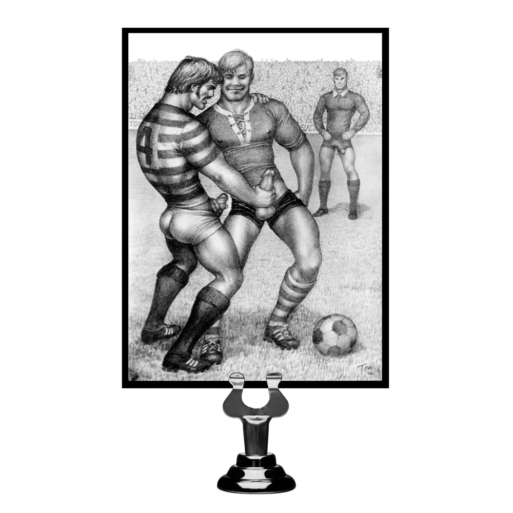 Tom of Finland Cock Ring w/ 3 Heavy Balls