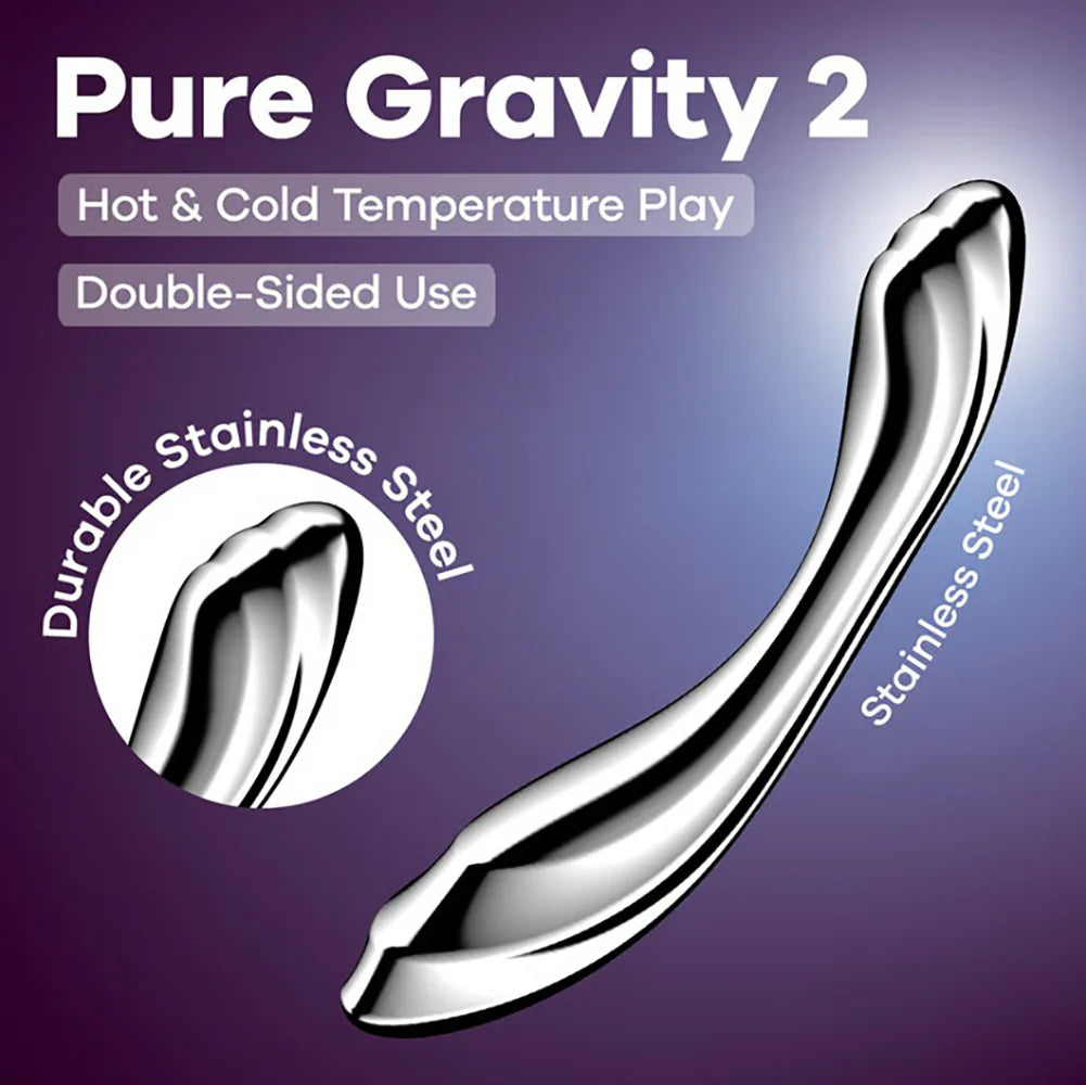 Satsifyer Pure Gravity 2 Steel Dildo