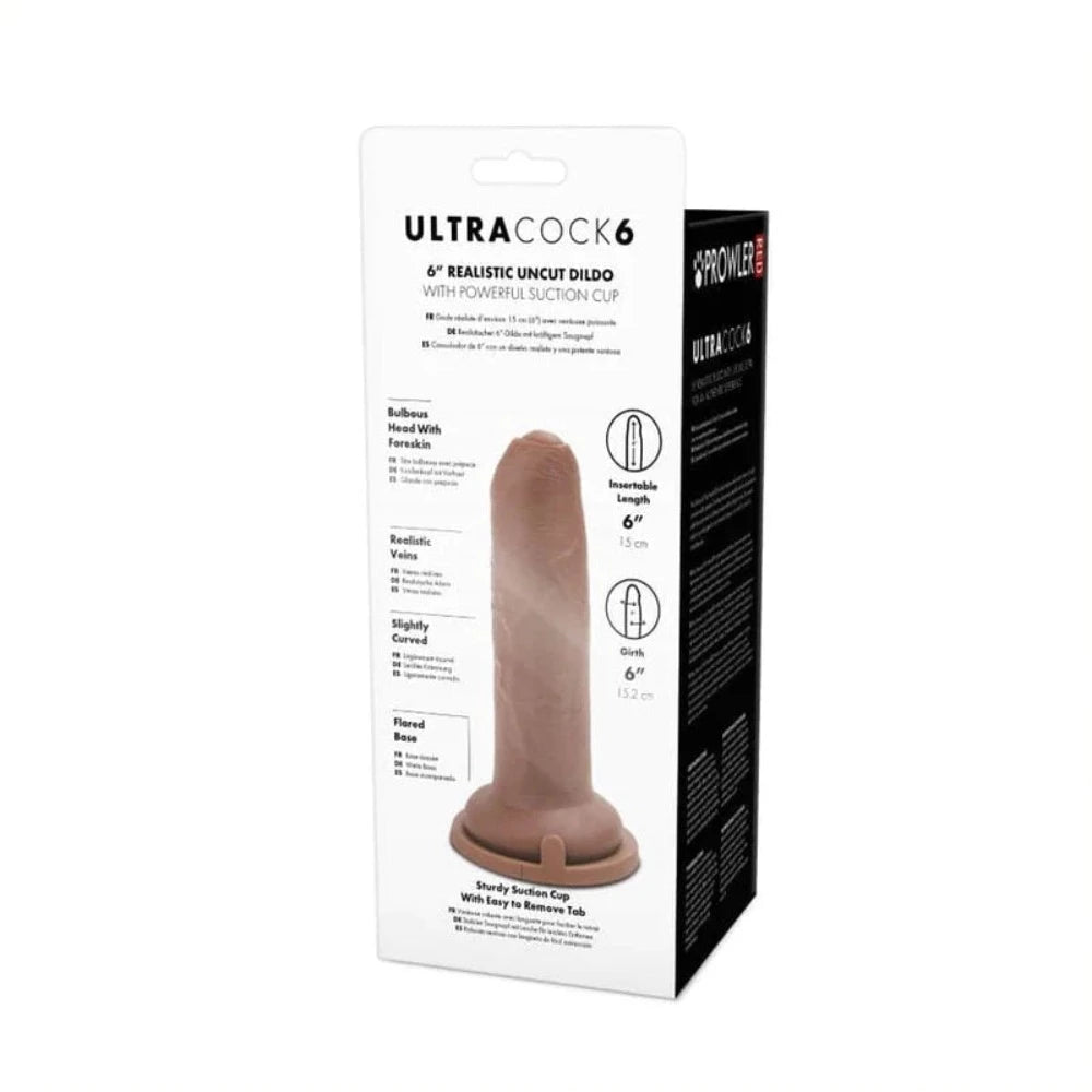 Prowler "Uncut" Ultra Cock 6" Dildo