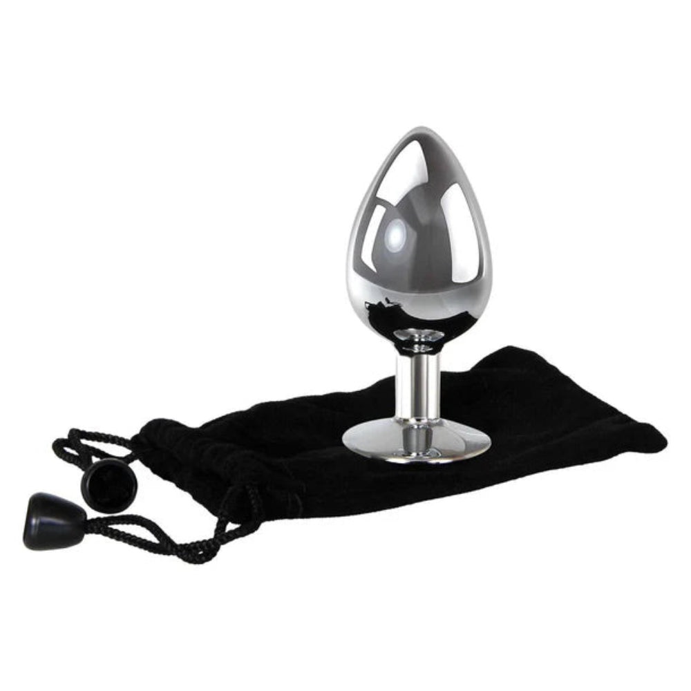 Adam & Eve 'Clear' Gem Anal Plug -Large