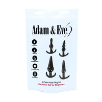 Adam & Eve 4-Piece Anal Plug Kit (Bag)