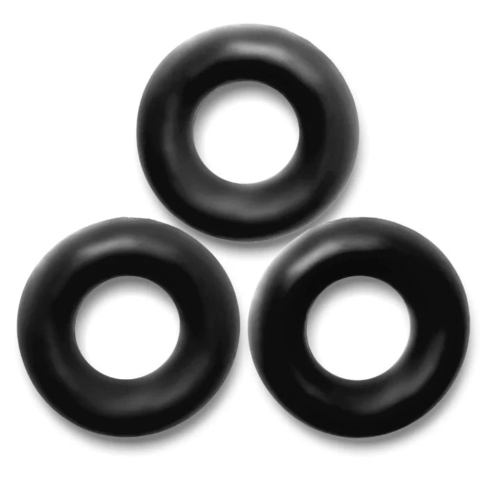Oxballs "Fat Willy" 3 Pack C/Rings -Black