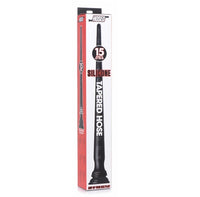Hosed 15" Tapered Anal Hose -Black