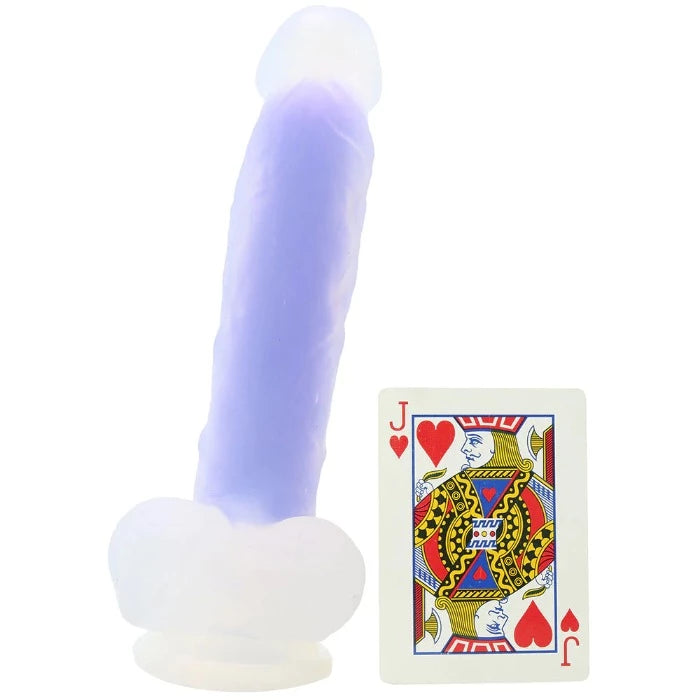 Evolved "Luminous" 8 Inch Dildo -Purple