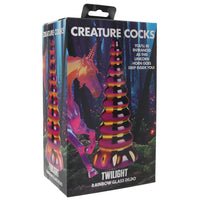 Creature Cocks "Twilight Rainbow" Glass Dildo