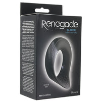 Renegade 'Slider' Vibrating Cock Ring -Black