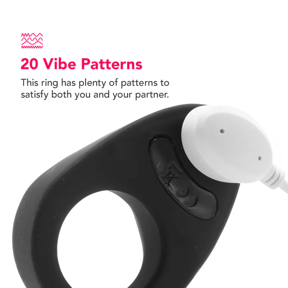 ZT 'Night Rider' Vibrating Cock Ring Vibe