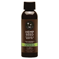 Hemp Seed 'Naked In The Woods' Massage Oil -2oz