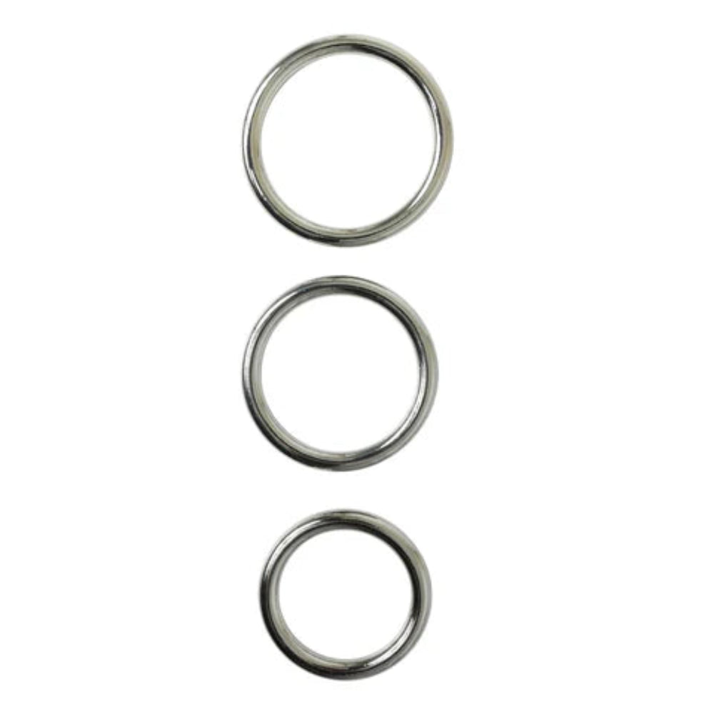 Sportsheets Metal C/Ring 3 pk
