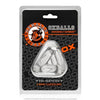 Oxballs ''Tri-Sport'' Cock Ring -Clear