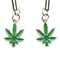 Charmed ''Mary Jane'' Nipple Clamps -Green/Silver