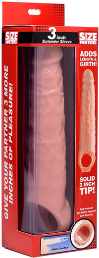 Size Matters 3" Extender Sleeve -Flesh