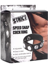 STRICT Leather ''Speed Snap'' C/Ring -Blk