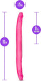 B Yours Double Headed 16'' Dildo -Pink