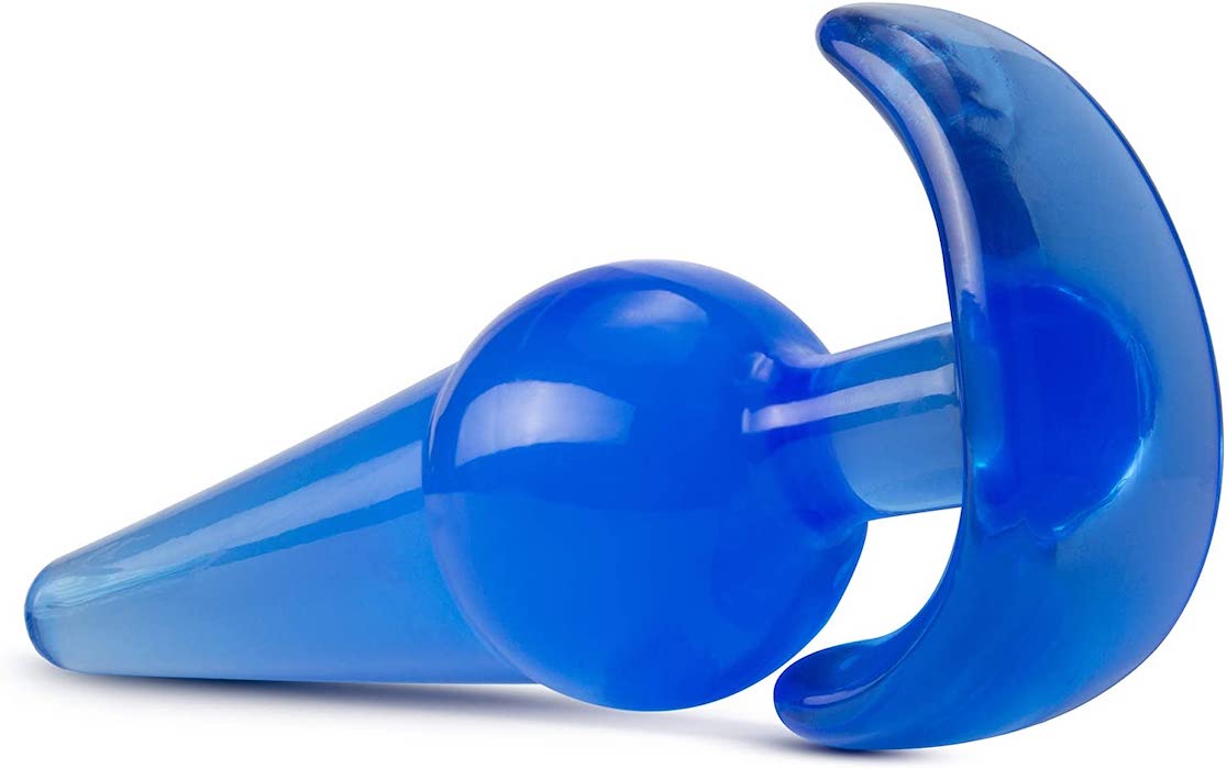 B Yours "Large" Slim Anal Plug -Blue