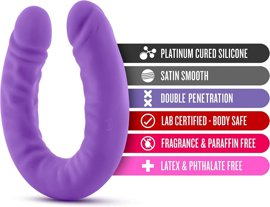 Blush "Ruse" 18 Inch Double Dong -Purple
