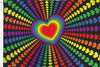 ''Rainbow Love'' Pride Flag 3 x 5 ft