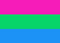 ''Polysexual'' Pride -Flag 3 x 5''