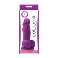 Colours Pleasures 4" Dildo -Purple