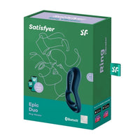 Satisfyer "Epic Duo" Cock Ring -Grey
